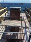 Sandwich MA Chimney masonry repair and scaffolding